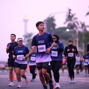 Race photo from KEMLU RUN 2026