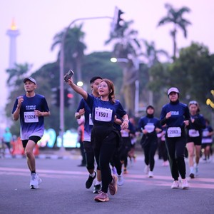 Race photo from KEMLU RUN 2026