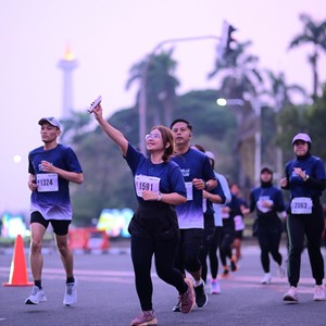 Race photo from KEMLU RUN 2026