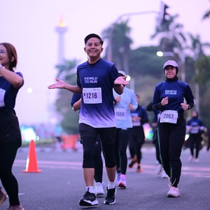 Race photo from KEMLU RUN 2026