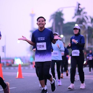 Race photo from KEMLU RUN 2026