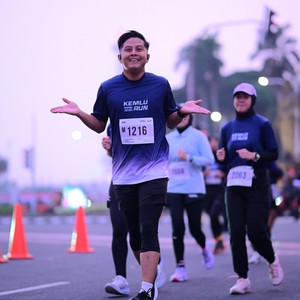 Race photo from KEMLU RUN 2026