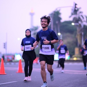 Race photo from KEMLU RUN 2026