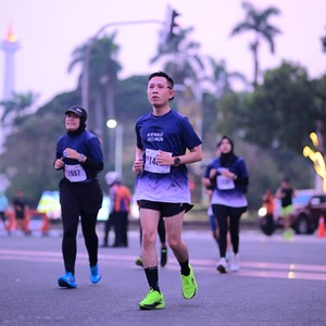 Race photo from KEMLU RUN 2026