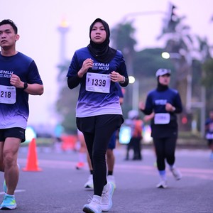 Race photo from KEMLU RUN 2026
