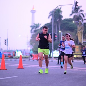 Race photo from KEMLU RUN 2026