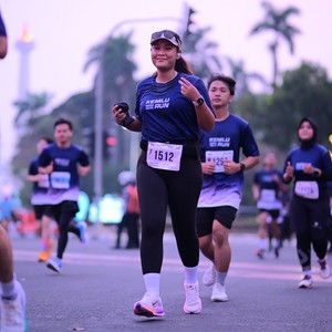 Race photo from KEMLU RUN 2026