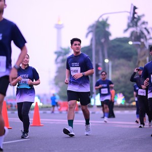 Race photo from KEMLU RUN 2026