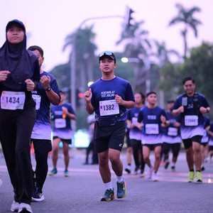 Race photo from KEMLU RUN 2026