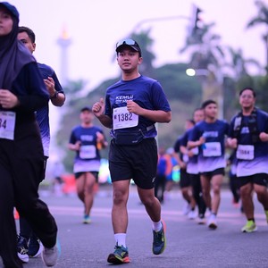 Race photo from KEMLU RUN 2026