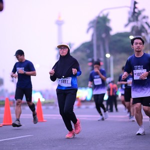 Race photo from KEMLU RUN 2026