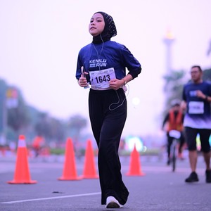 Race photo from KEMLU RUN 2026