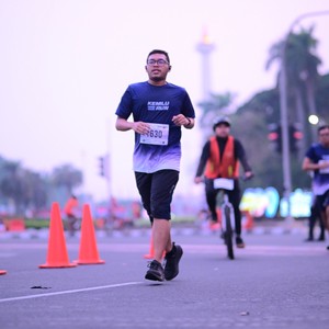 Race photo from KEMLU RUN 2026