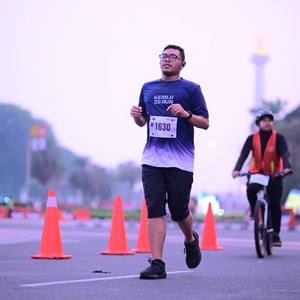 Race photo from KEMLU RUN 2026