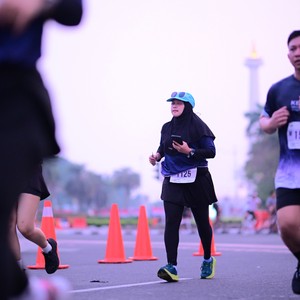 Race photo from KEMLU RUN 2026