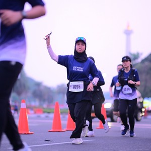 Race photo from KEMLU RUN 2026