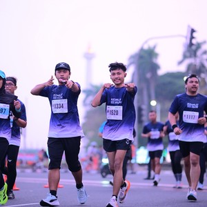 Race photo from KEMLU RUN 2026