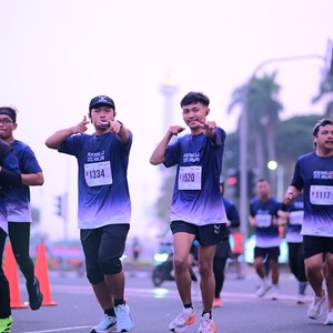 Race photo from KEMLU RUN 2026