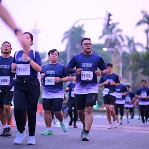 Race photo from KEMLU RUN 2026