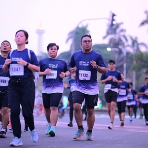 Race photo from KEMLU RUN 2026