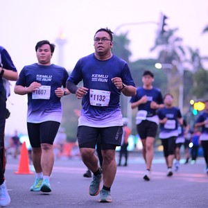 Race photo from KEMLU RUN 2026