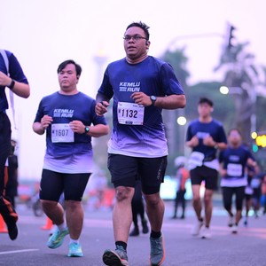 Race photo from KEMLU RUN 2026