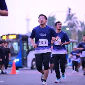 Race photo from KEMLU RUN 2026