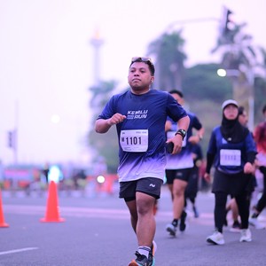 Race photo from KEMLU RUN 2026