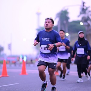 Race photo from KEMLU RUN 2026