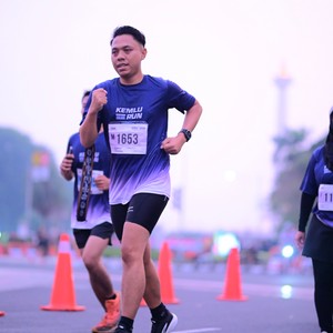 Race photo from KEMLU RUN 2026