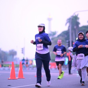 Race photo from KEMLU RUN 2026