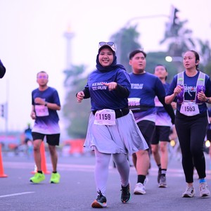 Race photo from KEMLU RUN 2026