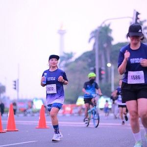 Race photo from KEMLU RUN 2026