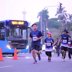 Race photo from KEMLU RUN 2026
