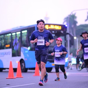 Race photo from KEMLU RUN 2026