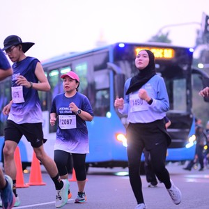 Race photo from KEMLU RUN 2026