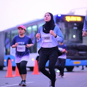 Race photo from KEMLU RUN 2026