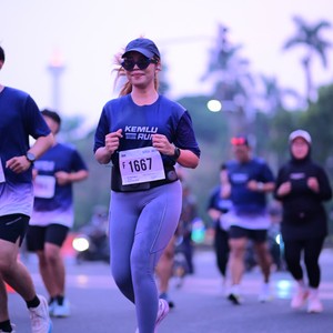 Race photo from KEMLU RUN 2026