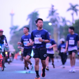 Race photo from KEMLU RUN 2026