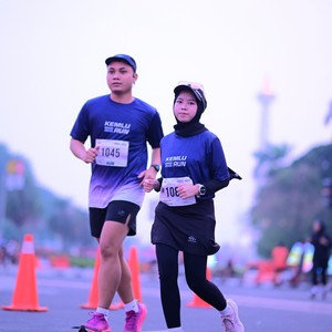 Race photo from KEMLU RUN 2026