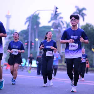 Race photo from KEMLU RUN 2026