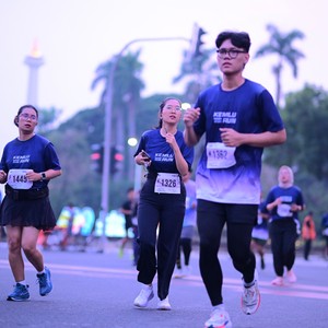 Race photo from KEMLU RUN 2026
