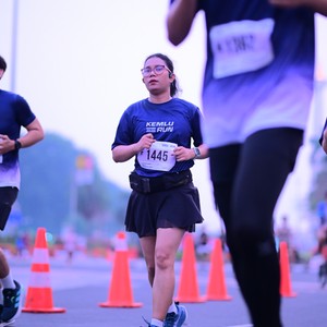 Race photo from KEMLU RUN 2026
