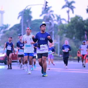 Race photo from KEMLU RUN 2026