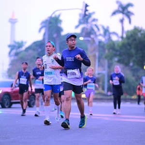 Race photo from KEMLU RUN 2026