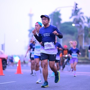 Race photo from KEMLU RUN 2026