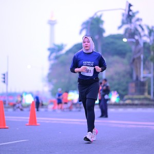 Race photo from KEMLU RUN 2026