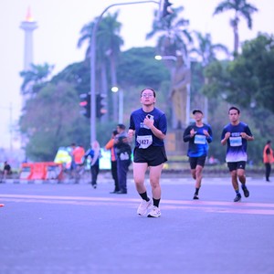 Race photo from KEMLU RUN 2026