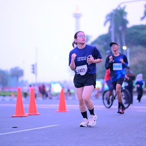 Race photo from KEMLU RUN 2026