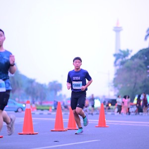 Race photo from KEMLU RUN 2026